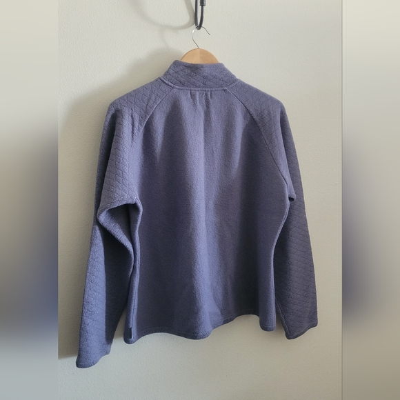 Vtg Woolrich 100% Wool Full Zip Cardigan, Women's XL, Soft Plum - Picture 8 of 10